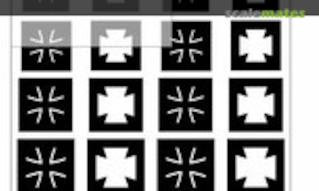 1:35 Bundeswehr Eisernes Kreuz / Tatzenkreuz 1/35 (Solid Scale MRK003-35) MRK003-35