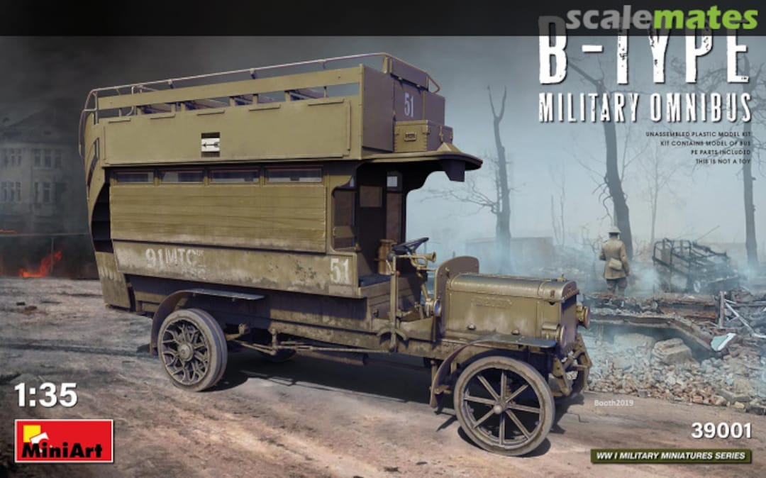 Boxart B-type Military Omnibus 39001 MiniArt