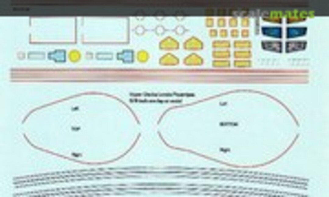 1:537 Enterprise Refit Supplemental Decals (Don's Light and Magic DLM-07) DLM-07
