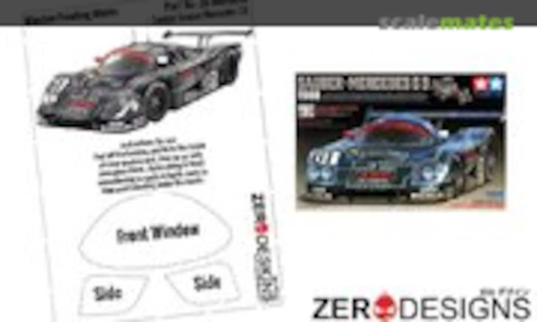 1:24 Sauber Mercedes C9 Window Painting Mask (Zerodesigns ZD-WM-0018) ZD-WM-0018