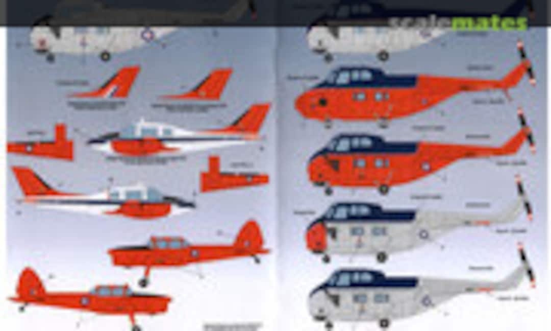 1:72 Royal Whirlwinds, Chipmunk & Basset (AirDecal 7205) 7205