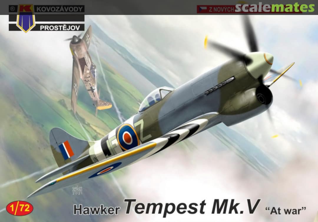 Boxart Hawker Tempest Mk. V KPM0252 Kovozávody Prostějov Boxart Hawker Tempest Mk. V KPM0252 Kovozávody Prostějov