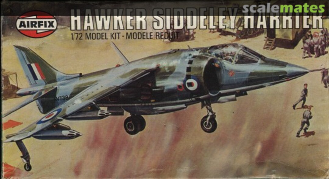 Boxart Hawker Siddeley Harrier 02036-5 Airfix Boxart Hawker Siddeley Harrier 02036-5 Airfix