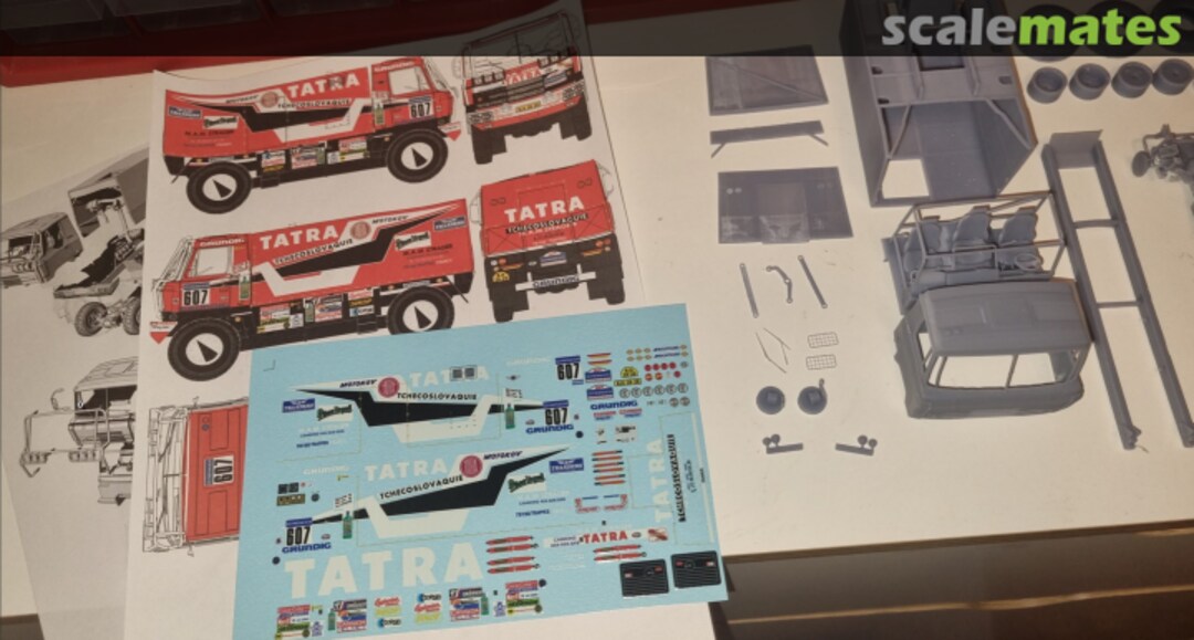 Contents Tatra 815 VD 10 300 4×4.1 Dakar 1987  SPIDA Models
