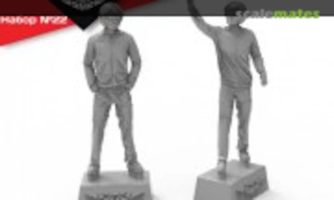 1:32 PILOTS OF THE USSR Air Force (ZSH-3). SET No. 22-1 (Tempmodels 32129-1) 32129-1