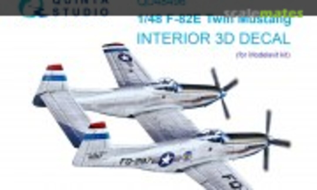 1:48 F-82E Twin Mustang interior 3D decals (Quinta Studio QD48496) QD48496
