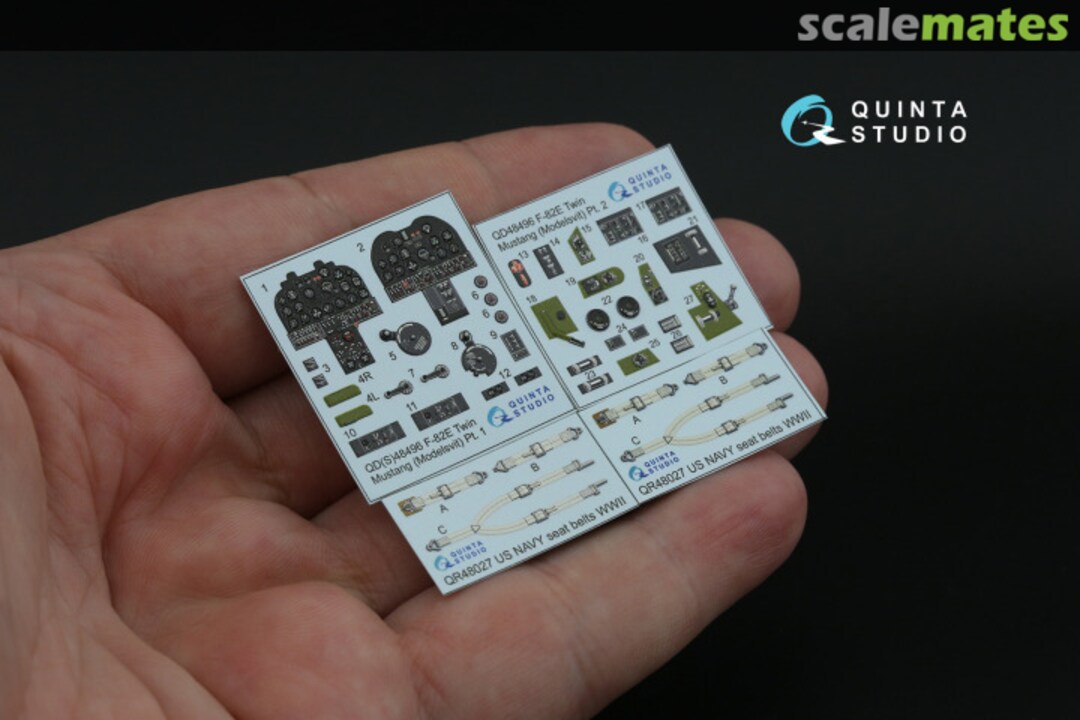 Contents F-82E Twin Mustang interior 3D decals QD48496 Quinta Studio Contents F-82E Twin Mustang interior 3D decals QD48496 Quinta Studio