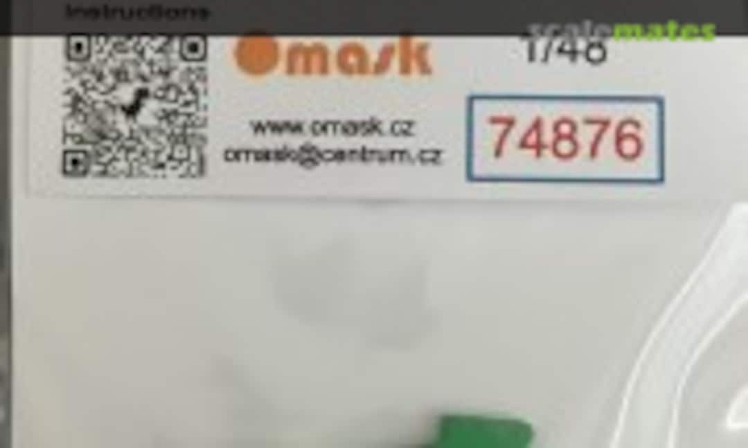 1:48 Wheel bay plugs for Clear Prop Models (Omask 74876) 74876