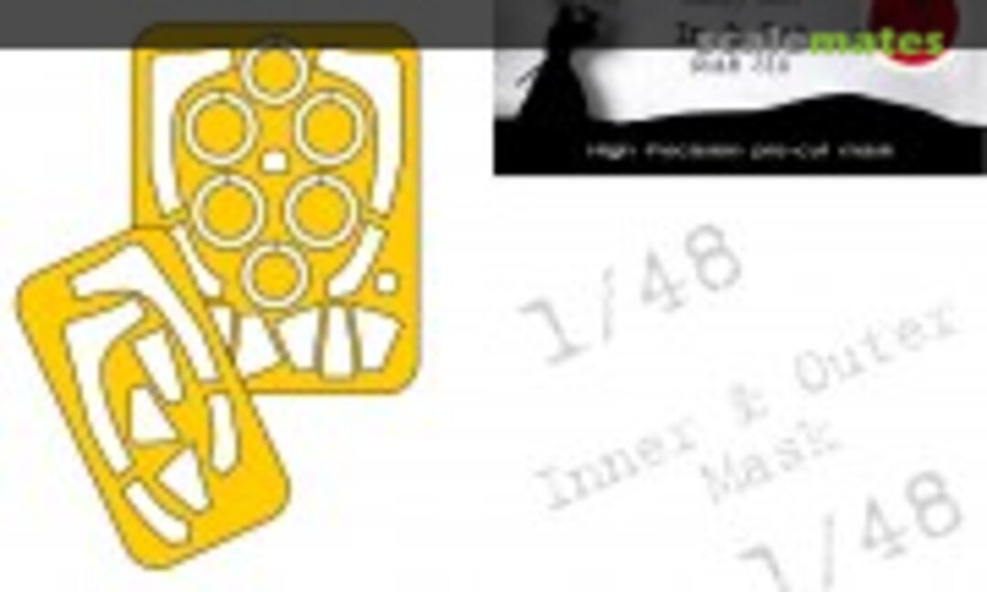 1:48 North American F-86 D Sabre Dog - In & Out Canopy Mask (DEAD Design Models NM48315) NM48315