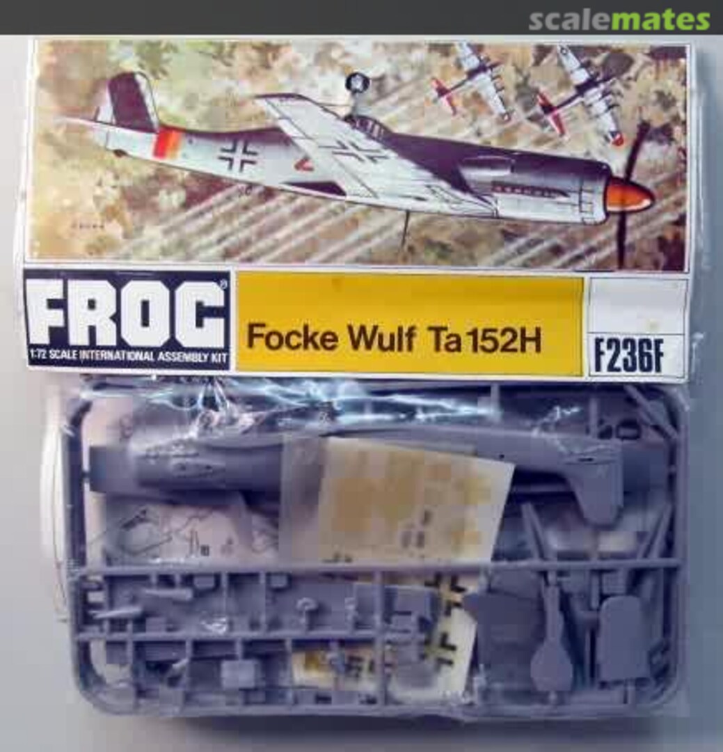 Boxart Focke Wulf Ta 152H F236F FROG Boxart Focke Wulf Ta 152H F236F FROG