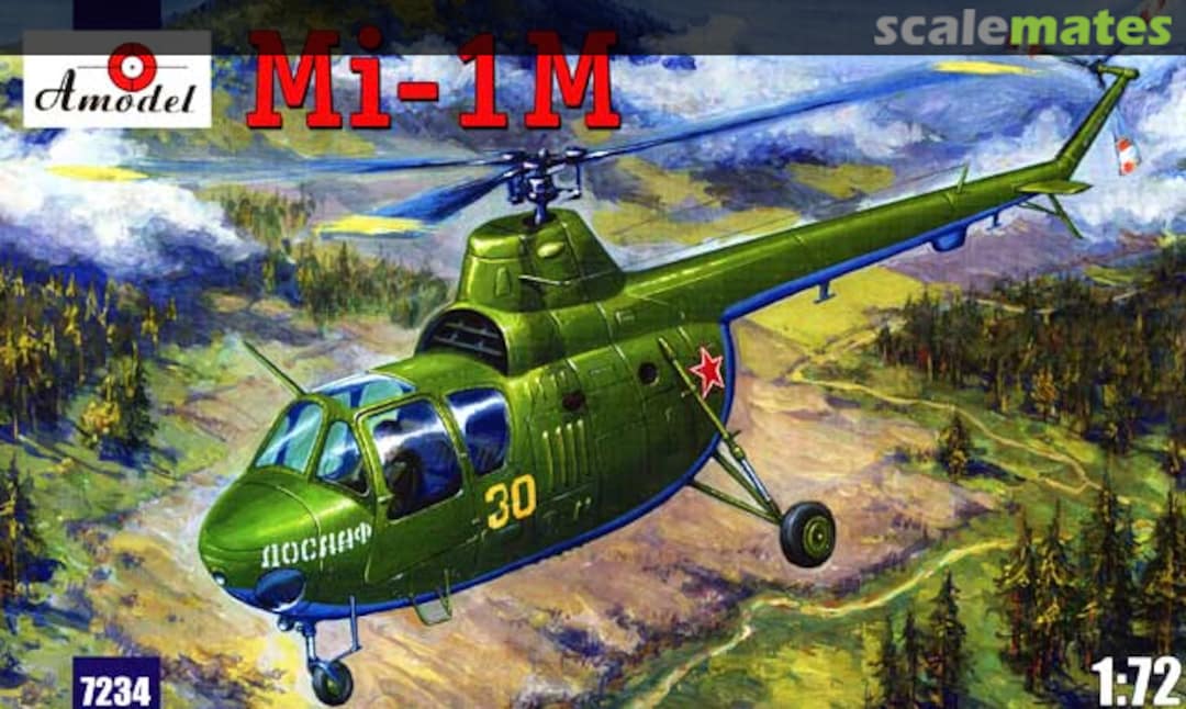 Boxart Mil Mi-1M Soviet helicopter 7234 Amodel Boxart Mil Mi-1M Soviet helicopter 7234 Amodel