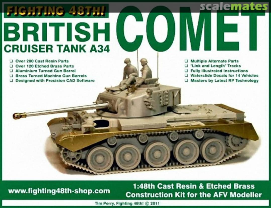 Boxart British Comet FF022 Fighting 48th! Boxart British Comet FF022 Fighting 48th!