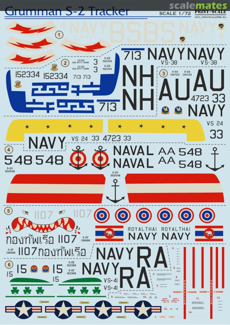 Boxart Grumman S-2 Tracker 72-104 Print Scale Boxart Grumman S-2 Tracker 72-104 Print Scale