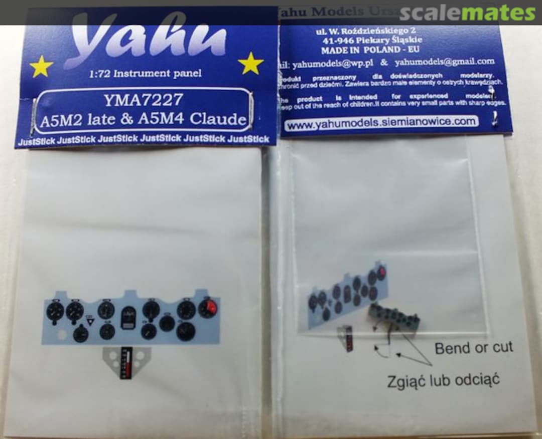 Boxart A5M2 late & A5M4 Claude YMA7227 Yahu Models