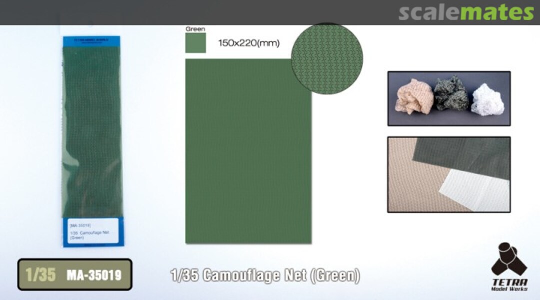 Boxart Camouflage Net (Green) MA-35019 Tetra Model Works