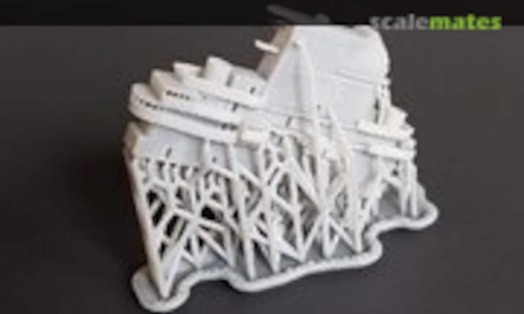 1:700 USS Randolph CV-15 Island, 1951-1953 (Korean War-era) (Model Monkey 700-CV15 1953) 700-CV15 1953