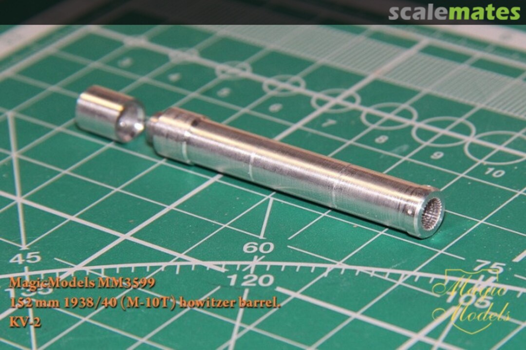 Boxart 152 mm 1938/40 (M-10T) howitzer barrel KV-2 MM3599 Magic Models Boxart 152 mm 1938/40 (M-10T) howitzer barrel KV-2 MM3599 Magic Models