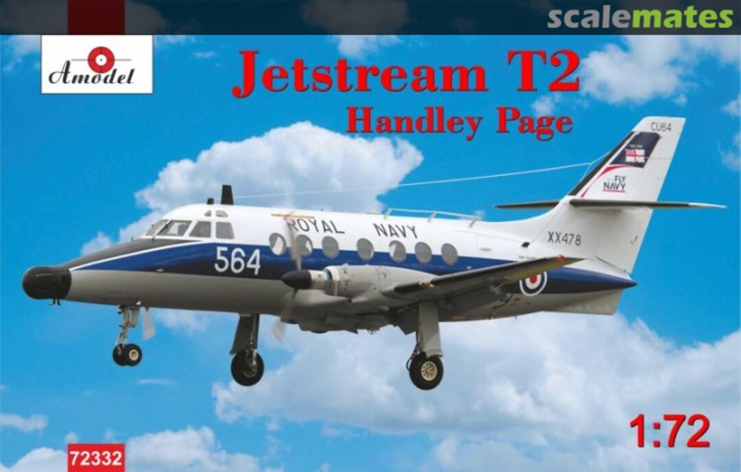 Boxart Handley Page Jetstream T2 72332 Amodel Boxart Handley Page Jetstream T2 72332 Amodel