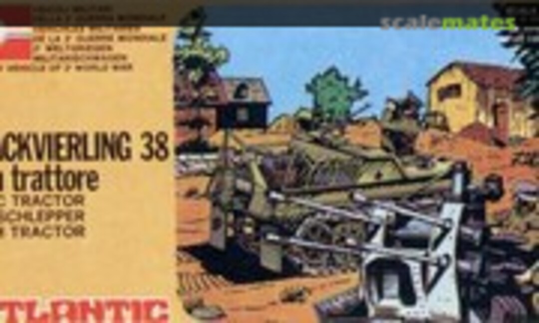 1:87 FLAKVIERLING 38 WITH TRACTOR (Atlantic 611)