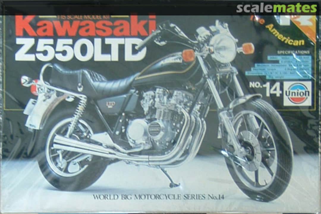 Boxart Kawasaki Z550LTD M-14 Union Model Boxart Kawasaki Z550LTD M-14 Union Model