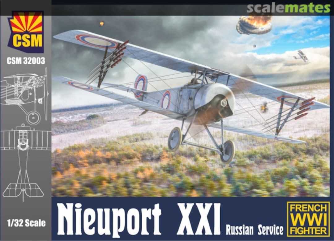 Boxart Nieuport XXI CSM32003 Copper State Models Boxart Nieuport XXI CSM32003 Copper State Models