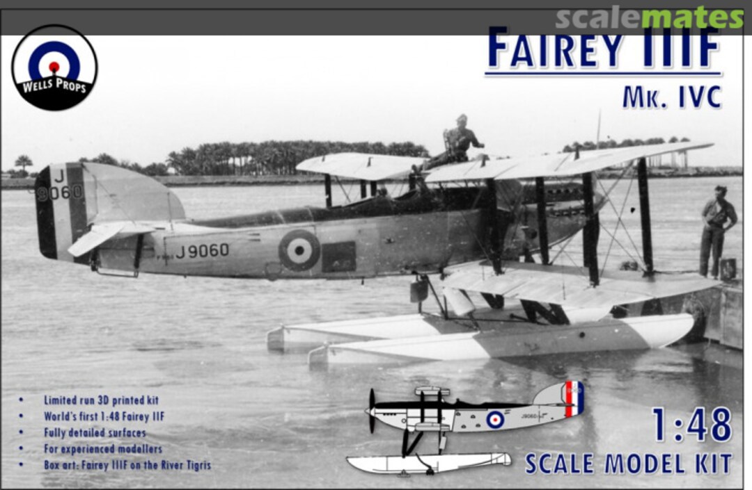 Boxart Fairey IIIF WP48001 Wells Props Models Boxart Fairey IIIF WP48001 Wells Props Models