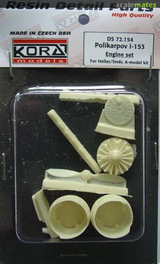 Boxart Polikarpov I-153 engine set DS72154 Kora Models Boxart Polikarpov I-153 engine set DS72154 Kora Models