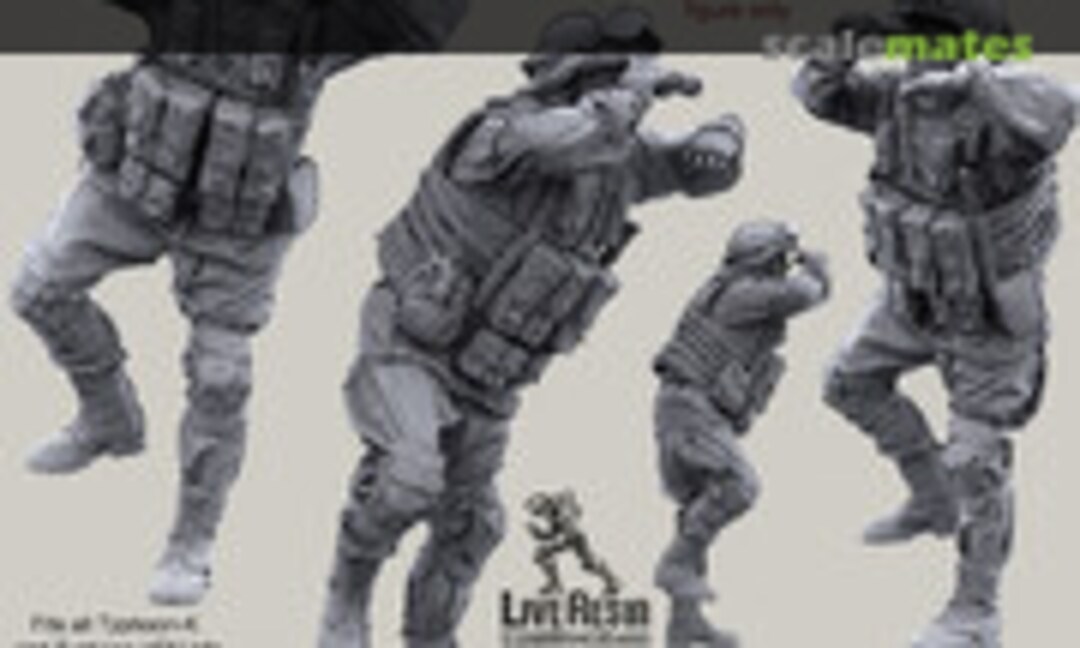1:35 Russian Army armored vehicle or truck commander in modern infantry combat gear system set 18 (Live Resin LRM-35065) LRM-35065