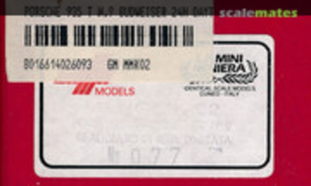 Porsche 935 T Budweiser #9 (Gamma MM-GMK02)