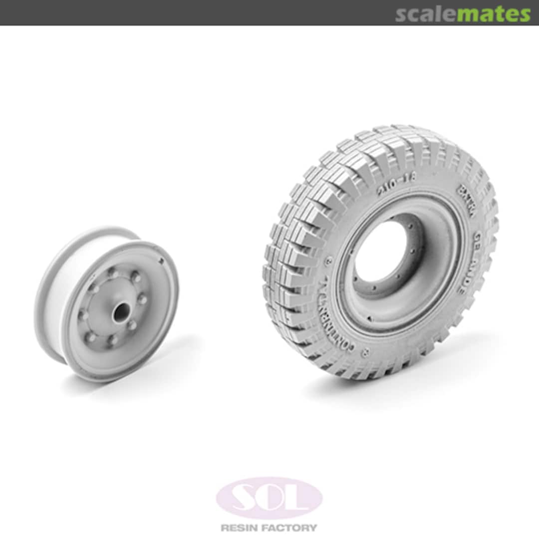 Boxart Sd.kfz.251 Spare tire and Wheel rim MM645 SOL Boxart Sd.kfz.251 Spare tire and Wheel rim MM645 SOL