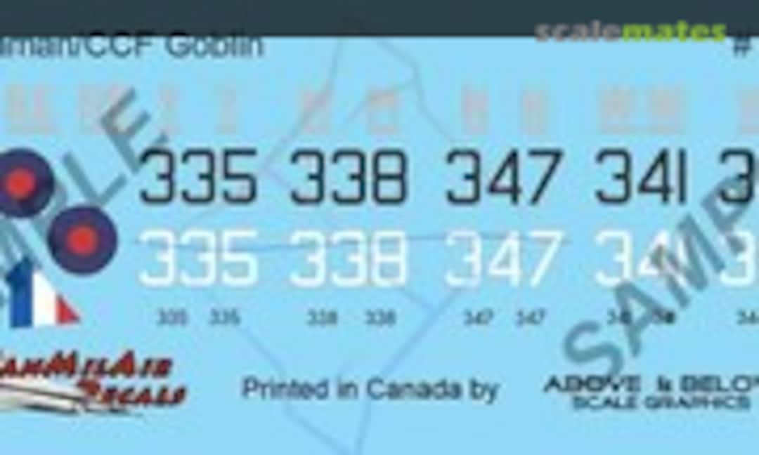 1:48 Grumman GE-23 Goblin (Above & Below Graphics 454) 454