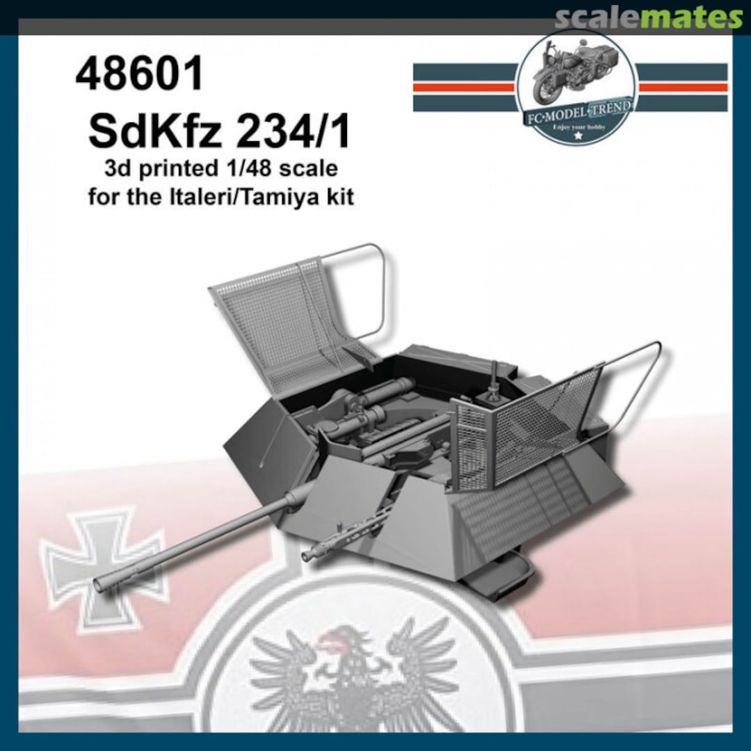 Boxart SdKfz 234/1 48601 FC Model Trend Boxart SdKfz 234/1 48601 FC Model Trend