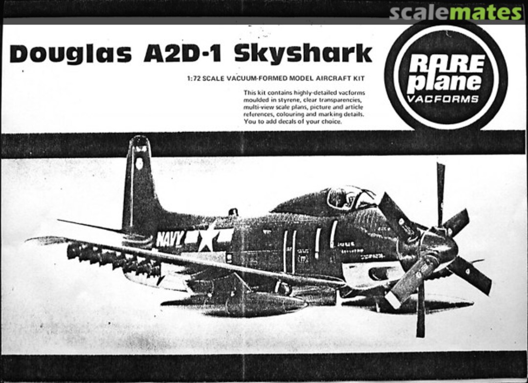 Boxart Douglas A2D-1 Skyshark  RarePlane