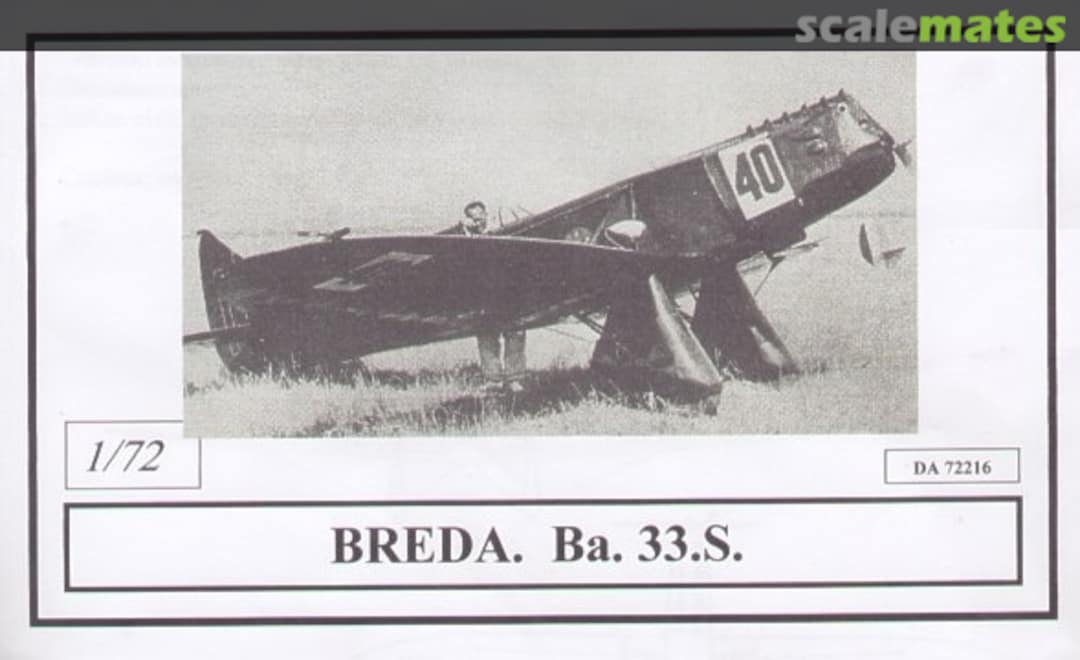 Boxart Breda Ba.33S DA 72216 Dujin Boxart Breda Ba.33S DA 72216 Dujin