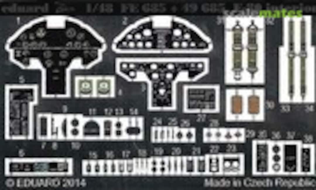 1:48 F-80 interior S. A. (Eduard FE685)