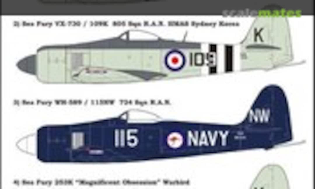 1:32 Hawker Sea Fury Mk.11 - R.A.N. Decals (Aussie Decals A32008) A32008