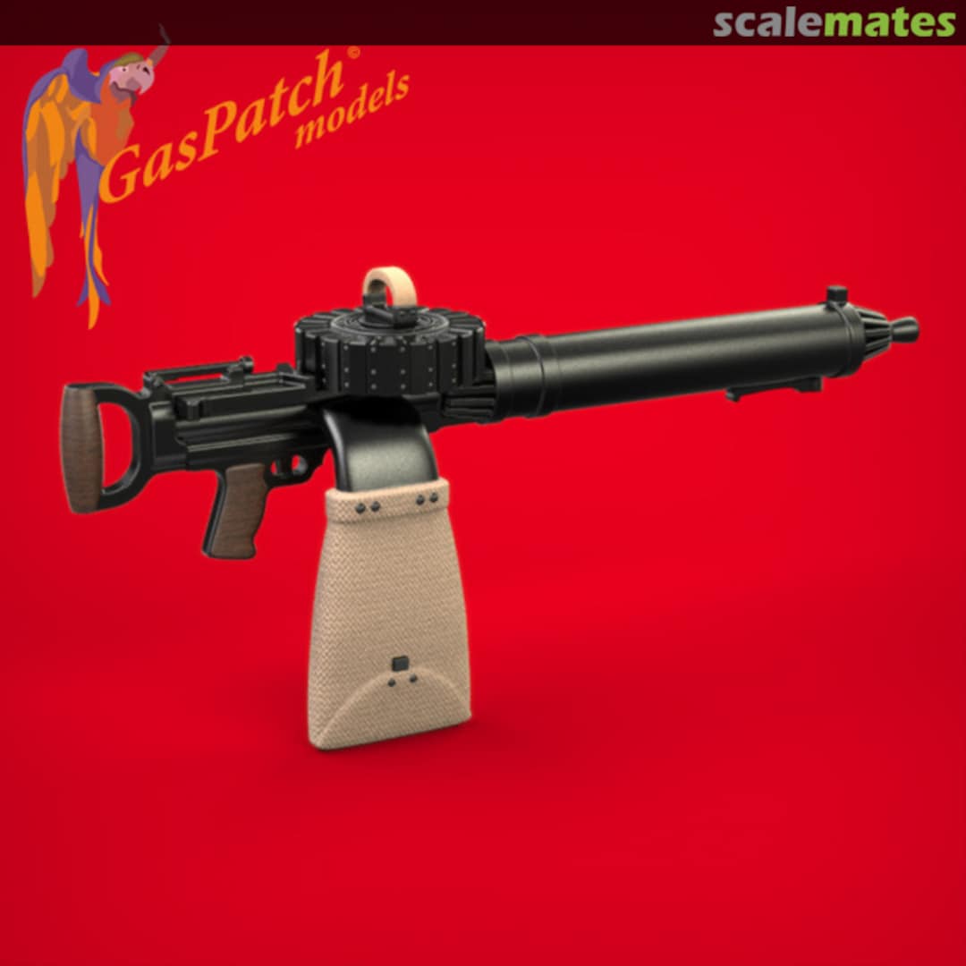 Boxart Lewis MKI Early Aviation Stripped Front 13-32050 GasPatch Models Boxart Lewis MKI Early Aviation Stripped Front 13-32050 GasPatch Models