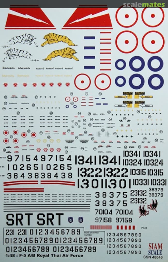 Boxart F-5A/B SSN 48046 Siam Scale Boxart F-5A/B SSN 48046 Siam Scale