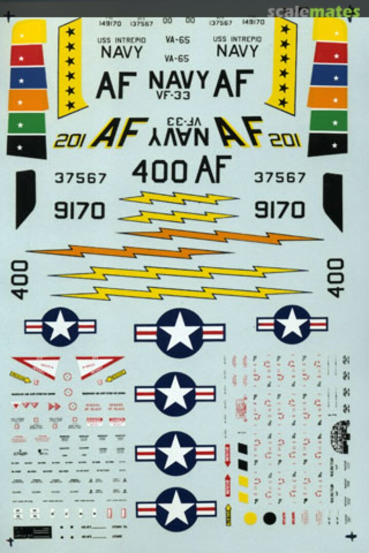 Boxart F-8E Crusader/AD-6 Skyraider 72-331 Microscale Boxart F-8E Crusader/AD-6 Skyraider 72-331 Microscale