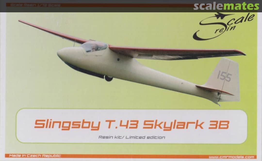 Boxart Slingsby T.43 Skylark 3B G7202 Scale Resin Boxart Slingsby T.43 Skylark 3B G7202 Scale Resin