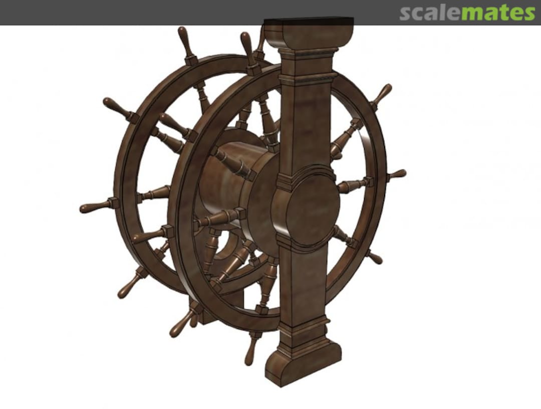 Boxart Wheel and Pedestal for Ships-of-the-Line MM96-wheel.sol Model Monkey Boxart Wheel and Pedestal for Ships-of-the-Line MM96-wheel.sol Model Monkey