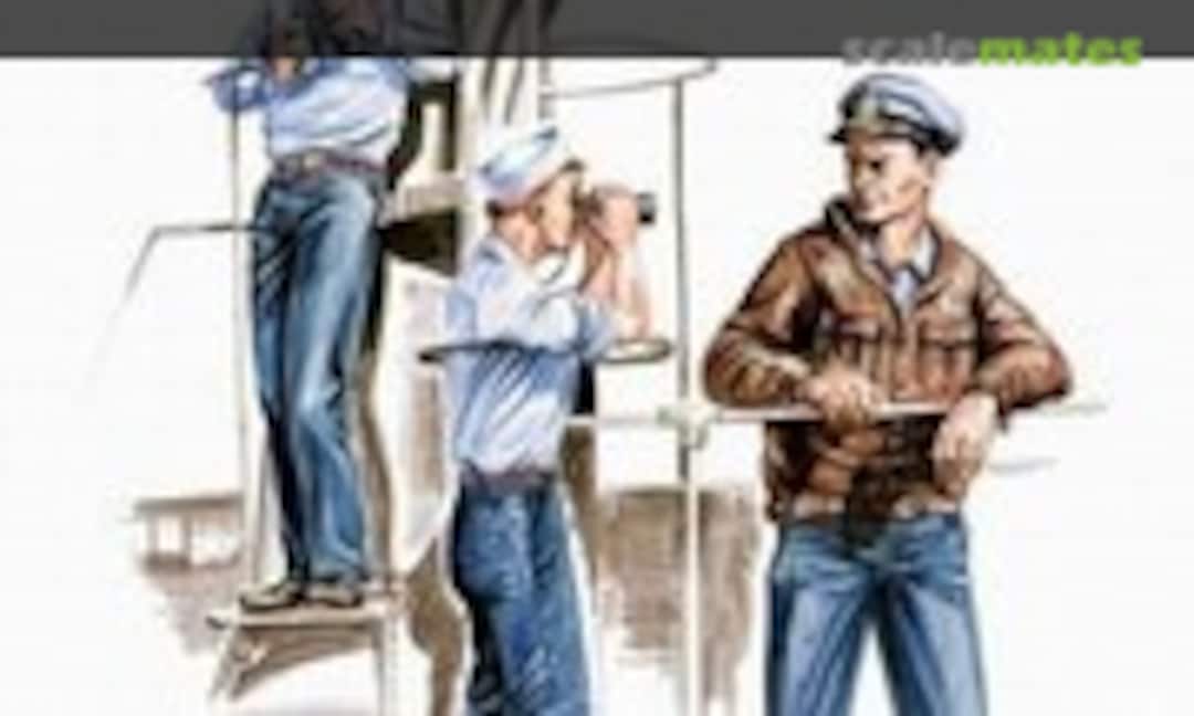 1:72 USS Gato class crew (gard with binoculars) 3 fig (CMK F72175) F72175