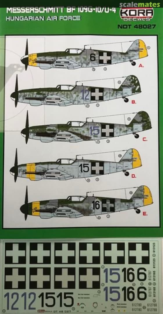 Boxart Messerschmitt Bf 109G-10/U-4 NDT48027 Kora Models Boxart Messerschmitt Bf 109G-10/U-4 NDT48027 Kora Models
