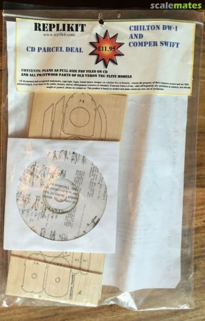 Boxart Veron Tru-Flite Chilton DW-1 & Comper Swift Replikit Boxart Veron Tru-Flite Chilton DW-1 & Comper Swift Replikit