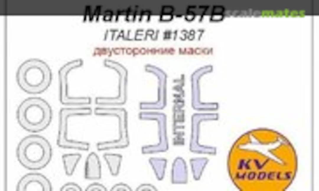 1:72 B-57B/B-57G Canberra Night Hawk + wheels masks (KV Models 72968-1)