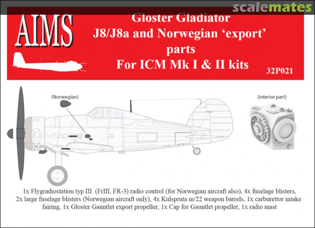 Boxart Gladiator J8 export conversion 32P021 AIMS Boxart Gladiator J8 export conversion 32P021 AIMS