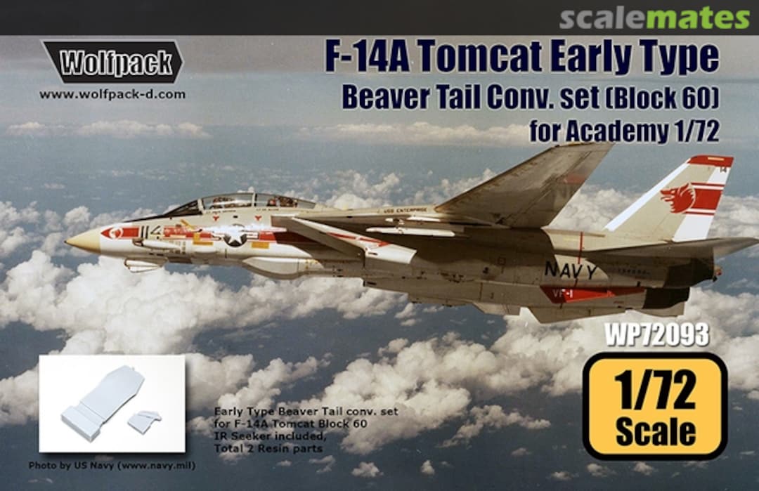 Boxart F-14A Early Type Beaver Tail Conv. set (Block 60) WP72093 Wolfpack Boxart F-14A Early Type Beaver Tail Conv. set (Block 60) WP72093 Wolfpack