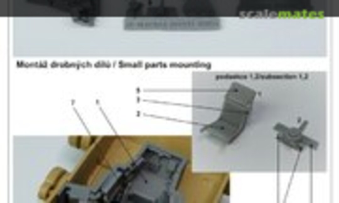 1:48 M1A2 Abrams driver set (MP Originals Masters Models 48001) 48001