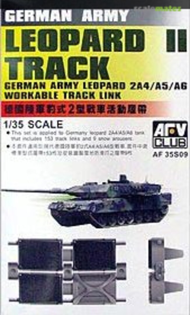 Boxart Leopard II Track AF35S09 AFV Club Boxart Leopard II Track AF35S09 AFV Club