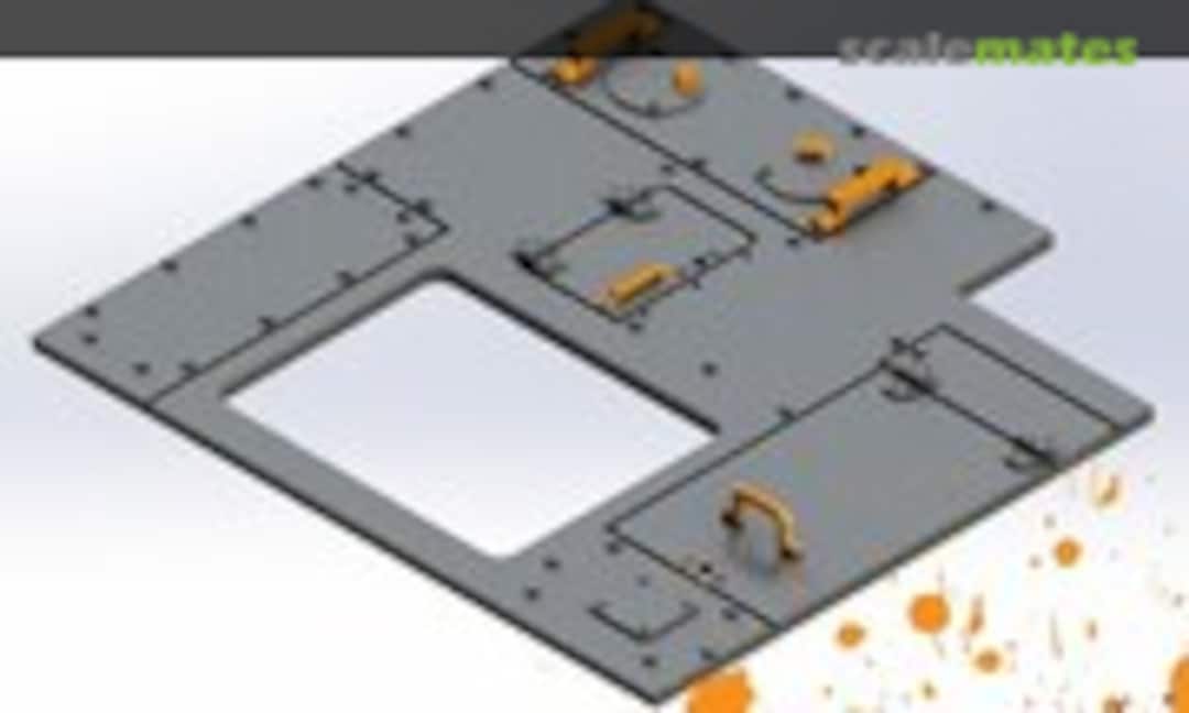 1:35 T-26 Engine Compartment Plate (Early Type) (SpAsov 3526) 3526